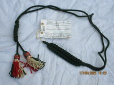 Dress Cord Royal Regiment of Wales,Green with,green,white,red Tassels,Ceremonial