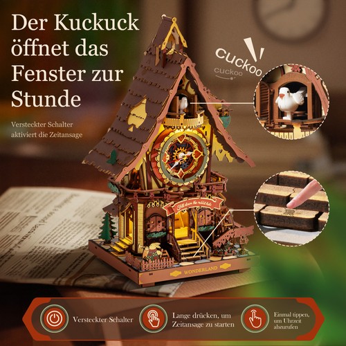 Rokr holzpuzzle kuckucksuhr - rokr,
