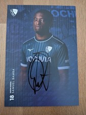 VFL  Bochum 1 Autogrammkarte Saison 2025/26 Samuel Bamba original signiert