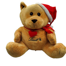 LINDT Stofftier Plüsch Kuscheltier 50 cm Teddybär Weinachten Top Zustand