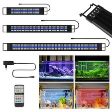 LED Aquarium Beleuchtung 55-150cm Aufsetzleucht Lamp Vollspektrum Fisch Tank RGB