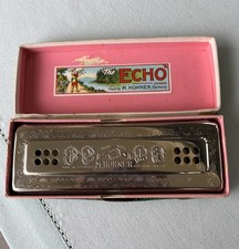 Hohner Echo Harp Mundharmonika C/G  im Originalkarton