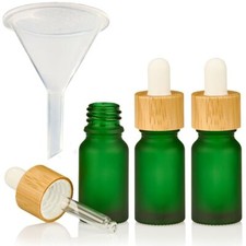 Pipettenflaschen grün 10ml Dropper Flasche Pipette 3/6/9/15 Glasflaschen leer