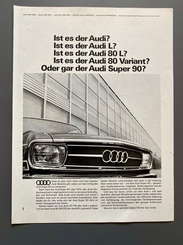 1967 audi variant super - 80, l