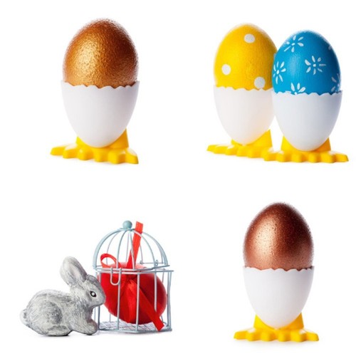 Hühner eierbecher ostern - hühner,