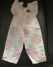 Puppenkleidung Overall für Lissy Bätz Doll |Fashion Puppenmode| rosa Rüschen