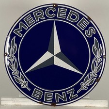 Mercedes-Benz Emailschild - Ø