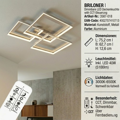 Briloner deckenleuchte led - led, 40w