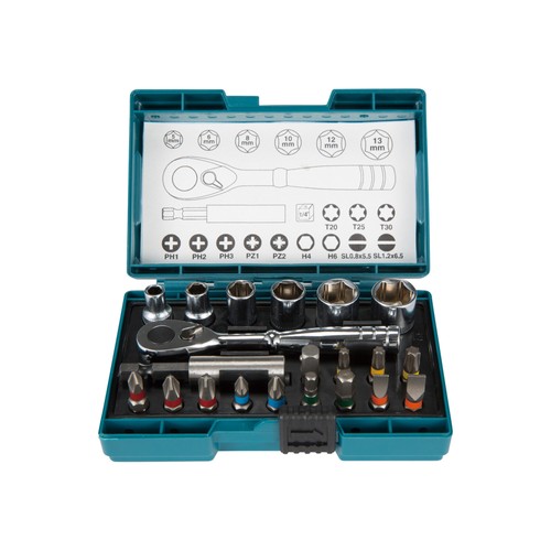 Makita bit set - 21-teilig, inkl