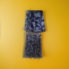 Qui Plissee Rock Mit Jacke