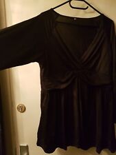 Wunderschönes ausgefallenes Shirt- 5XL (ca. 2XL/XXL bis 3XL) - schwarz NEU