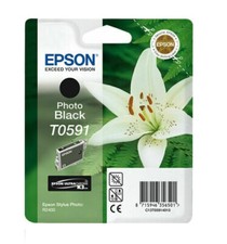 Original Epson T0591 schwarz Stylus Foto Photo 2400 R2400 OVP DATUM 12/2024