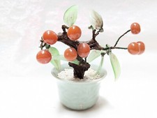 Blumen aus Glas,Glasblumen Künstliche Bonsai Pflanzen Kunstpflanzen H 16 L14cm