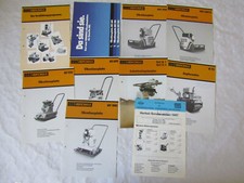 10 Prospekte Vibromax Vibrationsplatten Walzen Stampfer Verdichter 1980er
