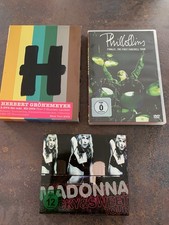 Konzert DVD’s: Herbert Grönemeyer, Madonna und Phil Collins Tour.