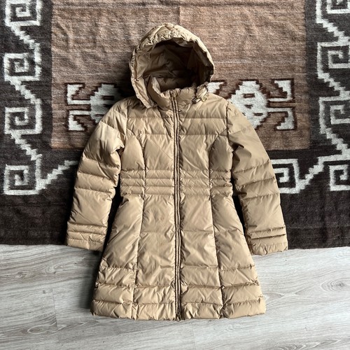 Moncler beige daunenmantel mit - beige,