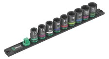 Wera Zyklop-Steckschlüssel-Satz Impaktor 1 1/2" 9-teilig mit Nuss-Magnetleiste