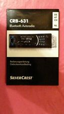 Bedienungsanleitung von einem SilverCrest Autoradio CRB-631