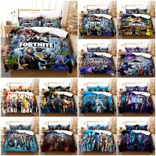 3D Fortnite Spiel Bettdecke Abdeckung Kissen bezug Bettwäsche Set Einzel Doppel