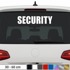 Security Aufkleber Sicherheitsfirma Sicherheitsdienst Campervan Auto Wohnmobil