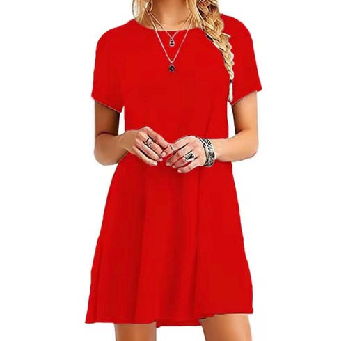 Damen sommerkleid kurzarm - sommerkleid,
