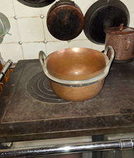 Schöner, antiker Kupferkessel