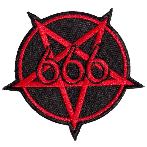 Aufnäher aufbügler 666 - aufnäher,