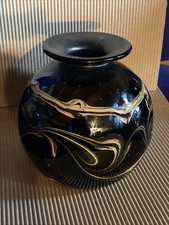 Eisch Glasvase Kugelvase mit