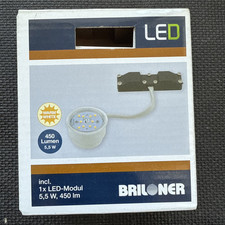 Briloner LM15-035 LED Ersatz Einbaustrahler Modul 5,5W 450lm 3000K Warm Ø50mm
