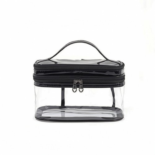 Make tasche mit - make-up-tasche, doppelboden