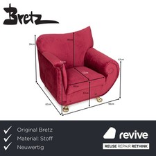 Bretz gaudi stoff sessel rot - bretz,