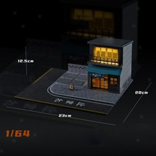 1/64 Parkplatz Diecast Auto Garage für Fahrzeug Szene Spielzeug Diecast Auto