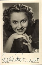 Ak Schauspielerin Hertha Feiler, Portrait, Autogramm - 4146655