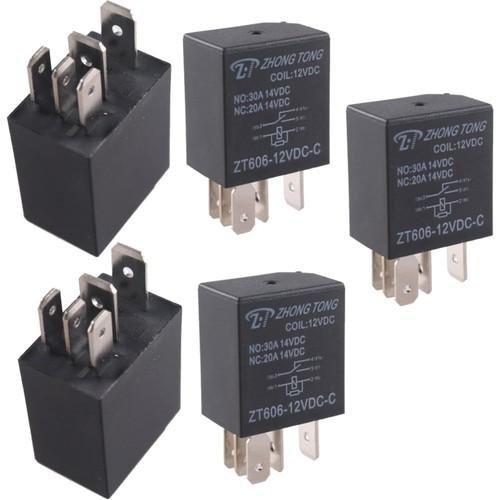 Relais 12v 30a polig - 30a, spdt