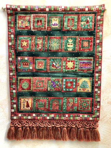 Stoff adventkalender patchwork - adventkalender,