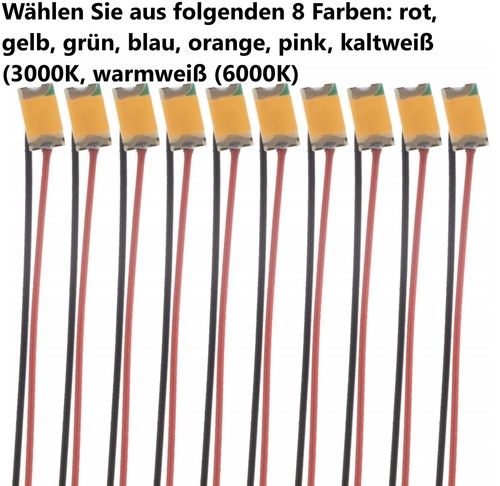 Stück smd led - 10, 1206