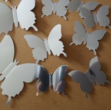 16 Spiegel Schmetterlinge