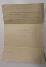 Preußen Urkunde Wissenschaft und Kunst 1927 Unterschrift Minister