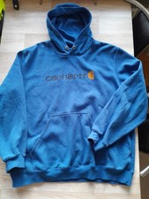 Carhartt Hoody Pullover Kapuze Blau Größe XXL