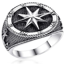 Herrenring silber 925 breit - silber,