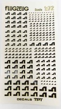 Flugzeug Decals 1:72 - Luftwaffe WW II National Insignia