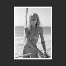 Vintage Fotoabzug SW Frau DDR