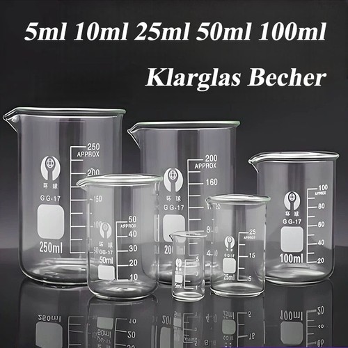 50 100ml klarglas - 5/10/25/50/100ml,