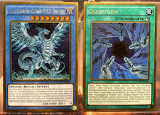 ✅ Yu-Gi-Oh! Blauäugiger Chaos MAX Drache + Chaosform MVP1-DEG04/G08 GR 1st DE