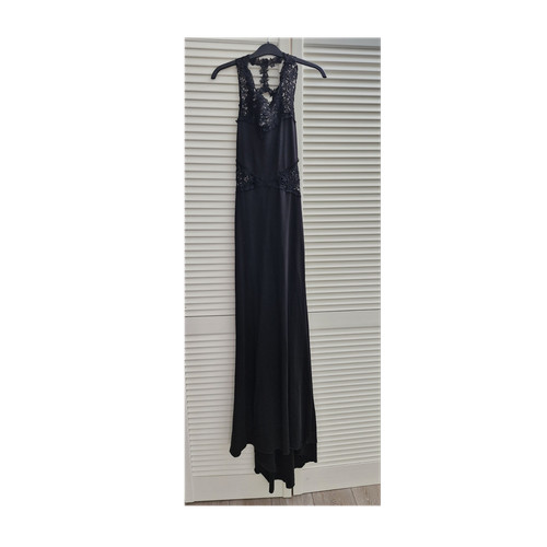 Damen abendkleid lang schwarz - lang,