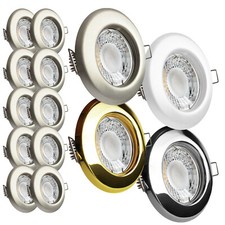 10x LED Einbaustrahler 230V
