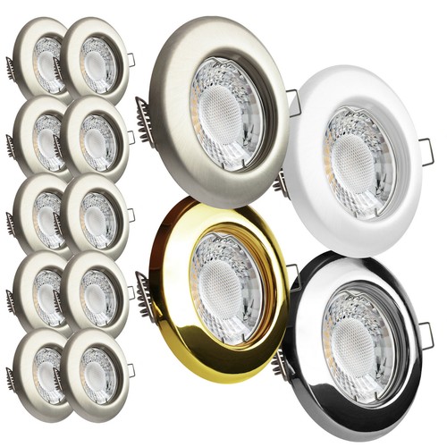 10x led einbaustrahler 230v - led,