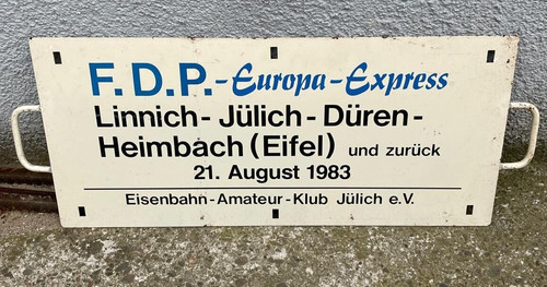 Zuglaufschild - 2/3, /