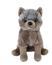 Plüschtier Wolf, sitzend 