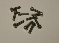 10 St. M4x16 mm Zylinderschrauben (Innensechskant 3mm) Din 912 - A2 EDELSTAHL